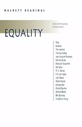 Couverture du produit · Equality (Hackett Publishing Co.)