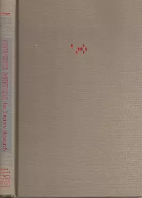 Couverture du produit · Computer methods for literary research