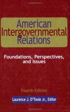 Couverture du produit · American Intergovernmental Relations, Fourth Edition