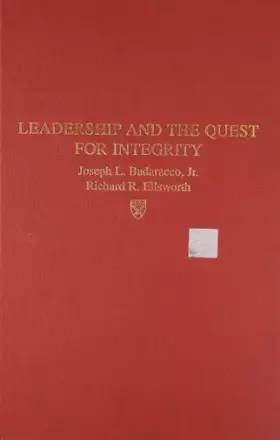 Couverture du produit · Leadership and the Quest for Integrity