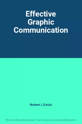 Couverture du produit · Effective Graphic Communication