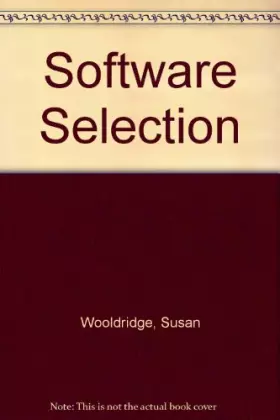Couverture du produit · Software Selection