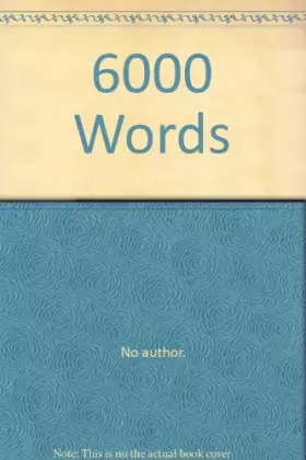 Couverture du produit · 6000 Words