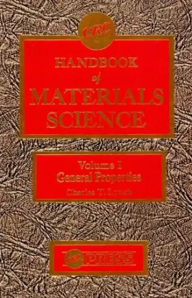 Couverture du produit · Handbook of Materials Science: General Properties