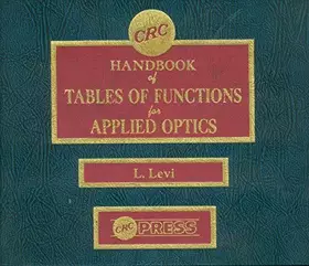 Couverture du produit · Hdbk Tables Of Functions For Applied Optics