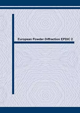 Couverture du produit · European Powder Diffraction: Epdic 2