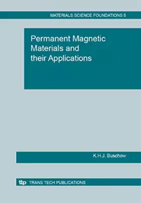 Couverture du produit · Permanent-Magnet Materials and Their Applications (Materials Science Foundations, 5)