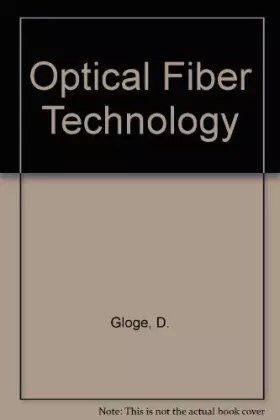 Couverture du produit · Optical Fiber Technology