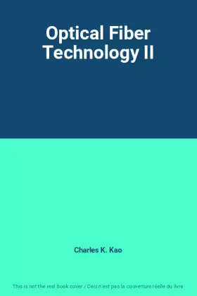 Couverture du produit · Optical Fiber Technology II