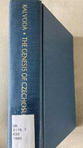 Couverture du produit · The Genesis of Czechoslovakia