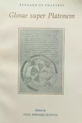 Couverture du produit · Glosae super Platonem (Studies and Texts)