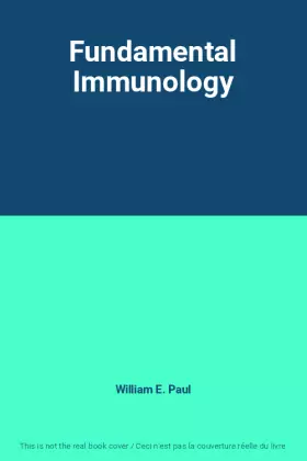 Couverture du produit · Fundamental Immunology