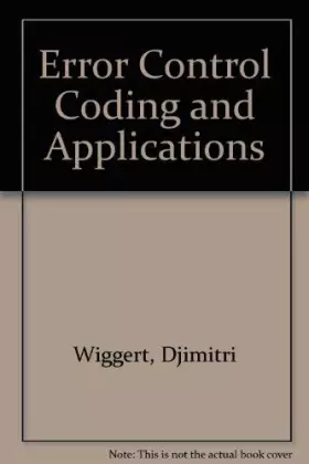 Couverture du produit · Error-Control Coding and Applications