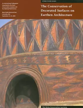 Couverture du produit · The Conservation of Decorated Surfaces on Earthen Architecture