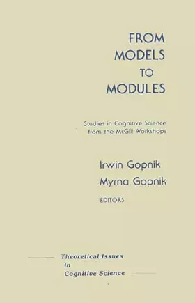 Couverture du produit · From Models To Modules