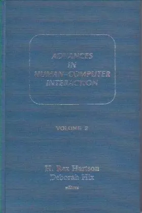 Couverture du produit · Advances in Human–Computer Interaction V 2
