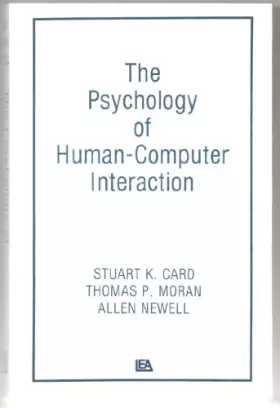 Couverture du produit · Psychology of Human/Computer Interaction