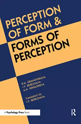 Couverture du produit · Perception of Form and Forms of Perception