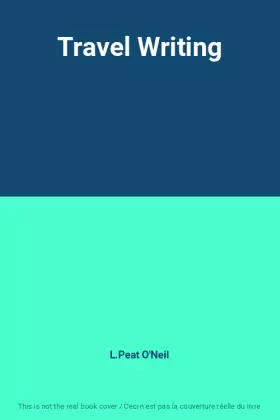 Couverture du produit · Travel Writing