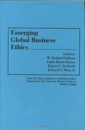 Couverture du produit · Emerging Global Business Ethics