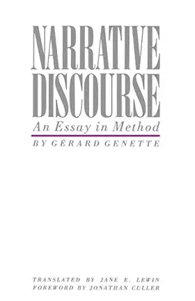 Couverture du produit · Narrative Discourse: An Essay in Method