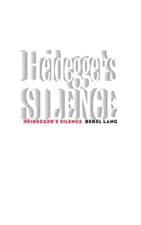 Couverture du produit · Heidegger's Silence