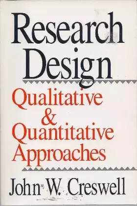 Couverture du produit · Research Design: Qualitative and Quantitative Approaches