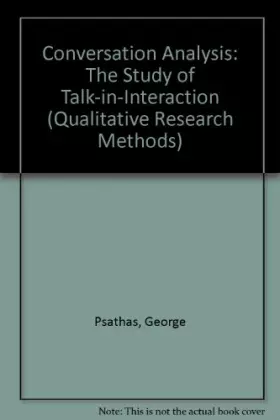 Couverture du produit · Conversation Analysis: The Study of Talk-In-Interaction