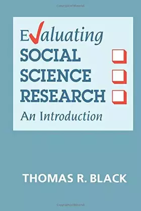 Couverture du produit · Evaluating Social Science Research