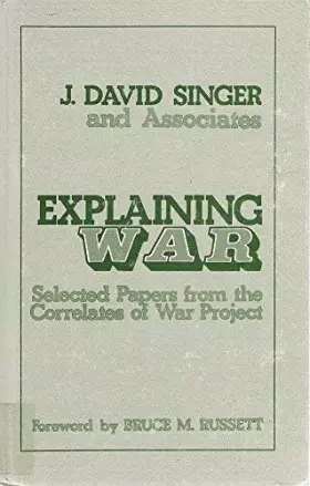 Couverture du produit · Explaining War: Correlates of War Project