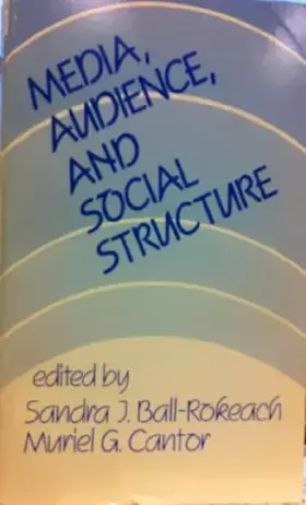 Couverture du produit · Media, Audience and Social Structure