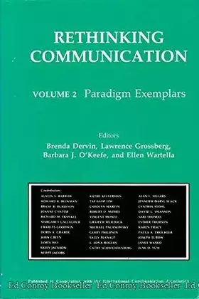 Couverture du produit · Rethinking Communication: Paradigm Exemplars