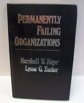 Couverture du produit · Permanently Failing Organizations