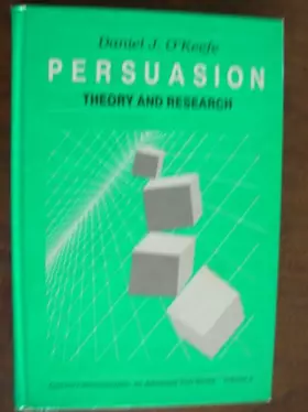 Couverture du produit · Persuasion: Theory and Research