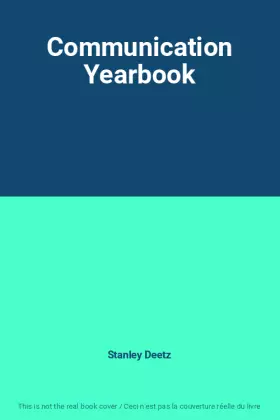 Couverture du produit · Communication Yearbook