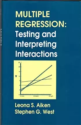 Couverture du produit · Multiple Regression: Testing and Interpreting Interactions