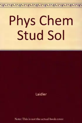 Couverture du produit · Phys Chem Stud Sol