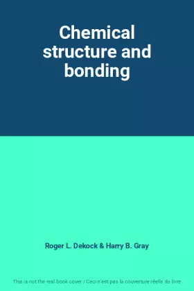Couverture du produit · Chemical structure and bonding