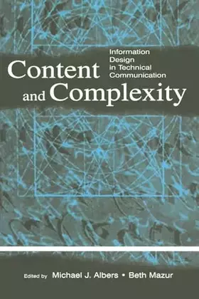 Couverture du produit · Content and Complexity