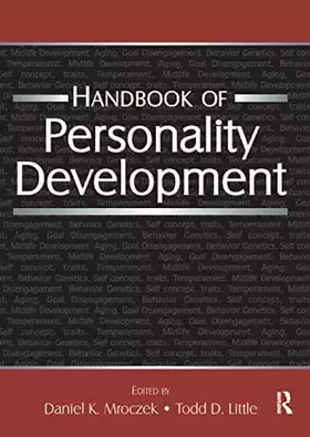 Couverture du produit · Handbook of Personality Development