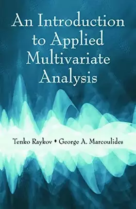 Couverture du produit · An Introduction to Applied Multivariate Analysis