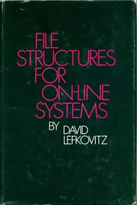 Couverture du produit · File Structures for On-line Systems