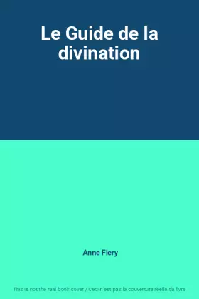 Couverture du produit · Le Guide de la divination