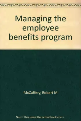 Couverture du produit · Managing the employee benefits program