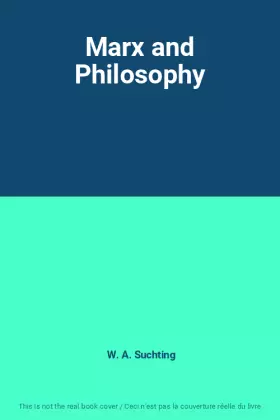 Couverture du produit · Marx and Philosophy