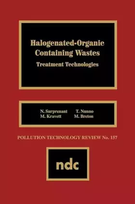 Couverture du produit · Halogenated-Organic Containing Waste: Treatment Technologies