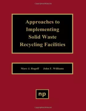 Couverture du produit · 'Approaches to Implementing Solid Waste Recycling Facilities