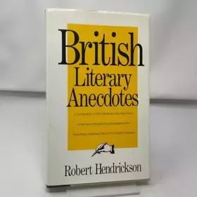 Couverture du produit · British Literary Anecdotes
