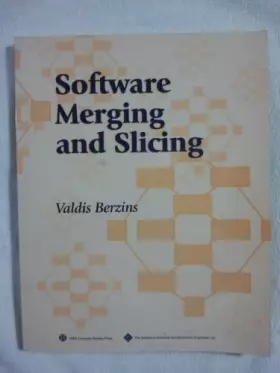 Couverture du produit · Software Merging and Slicing