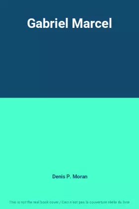 Couverture du produit · Gabriel Marcel